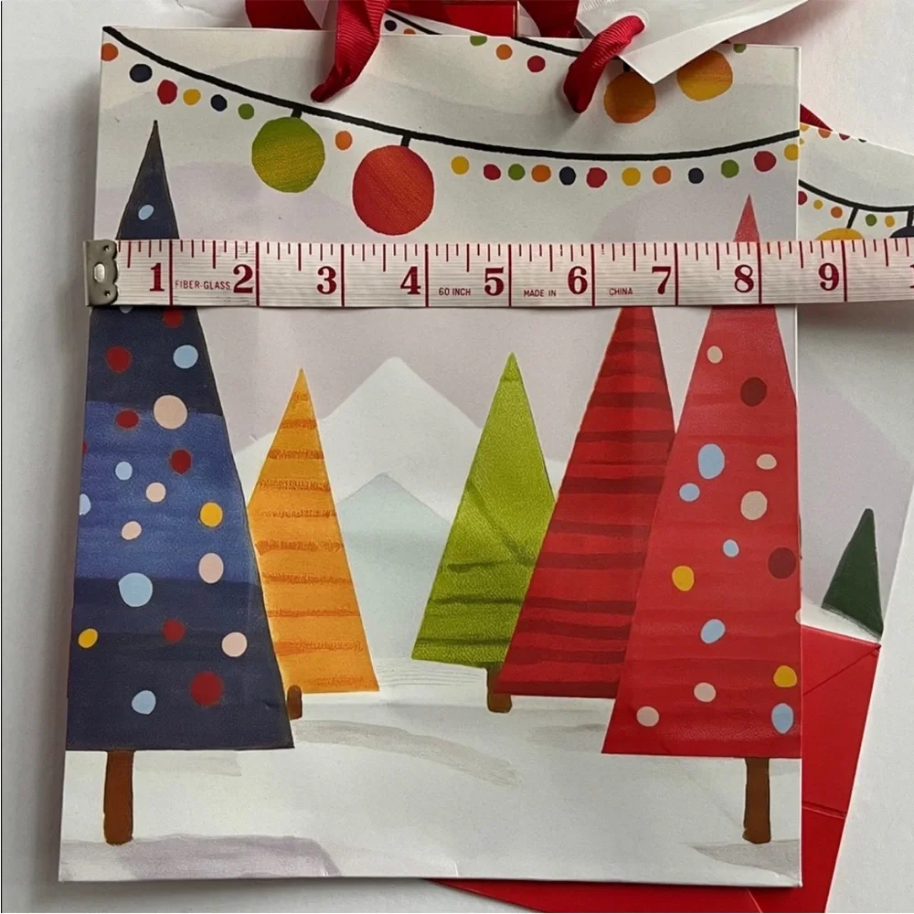 Gift Bag Set with Tissue 2 Bags 2 Tags NWT